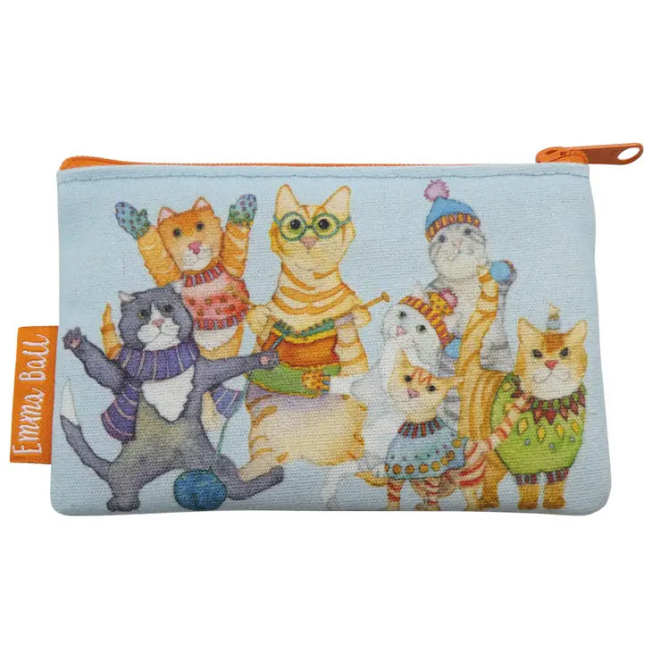 Kittens in Mittens Zipper Pouch