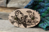 Owl Cherry Wood Knitting & Crochet Counter