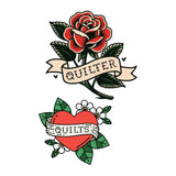 Temporary Tattoos by Slightly Biased Quilts