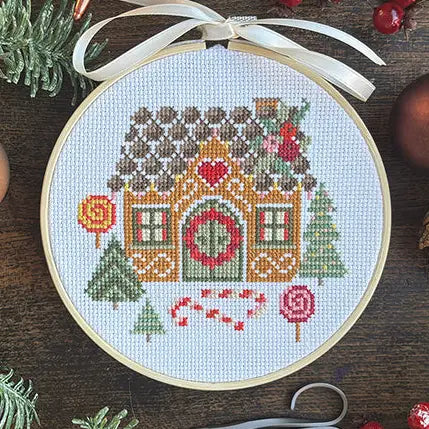 Love Poppet - Gingerbread House Cross Stitch Kit