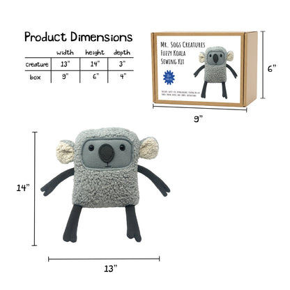 Mr. Sogs Creatures Sewing Kits - Multiple Styles