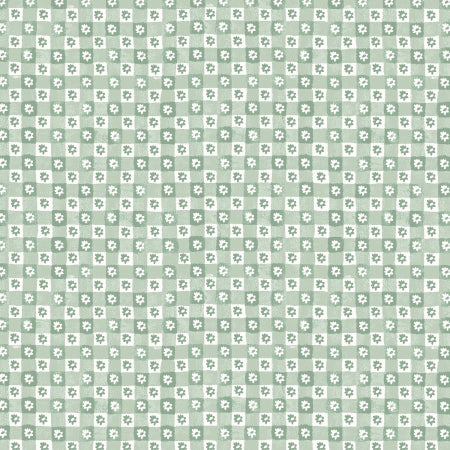 Easter: Daisy Gingham in Green