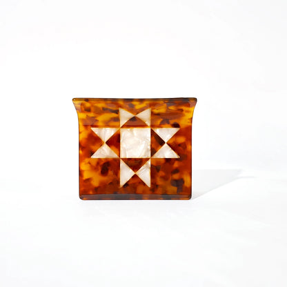 Small Quilt Claw Clip
