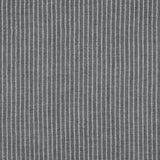 Cotton Double Gauze: Yarn Dyed Stripe in Grey