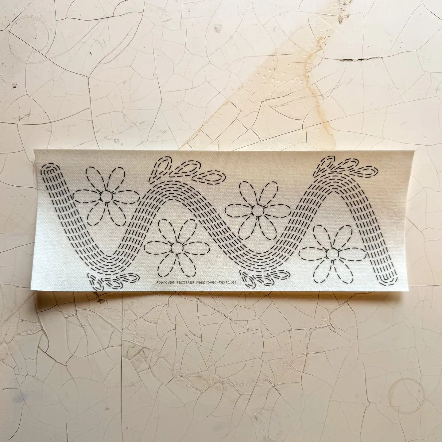 Mending + Embellishment Transfer: Daisies