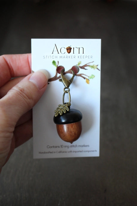 Acorn Stitch Marker Keeper