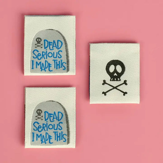 Kati Cupcake Labels: Dead Serious I Made This