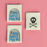 Kati Cupcake Labels: Dead Serious I Made This