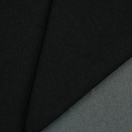 Cotton/Poly Denim in Black