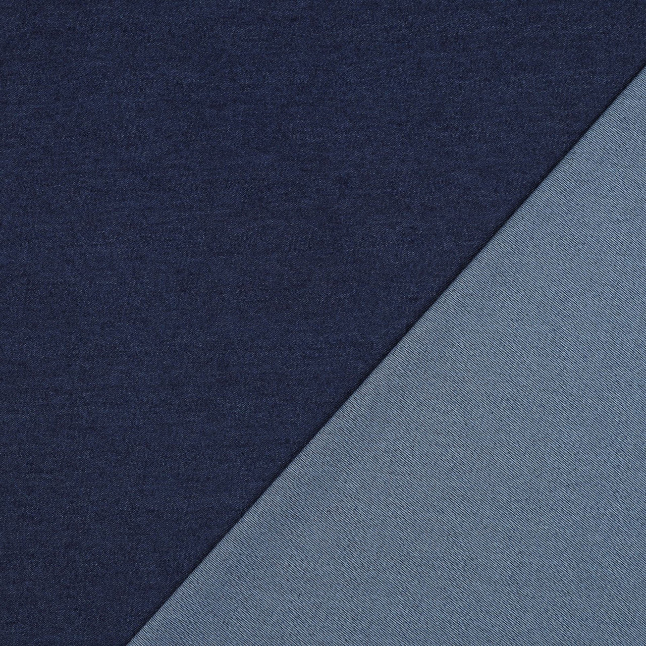 Denim Knit Twill in Medium Blue