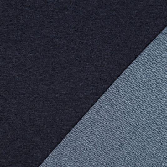 Denim Knit Twill in Dark Blue
