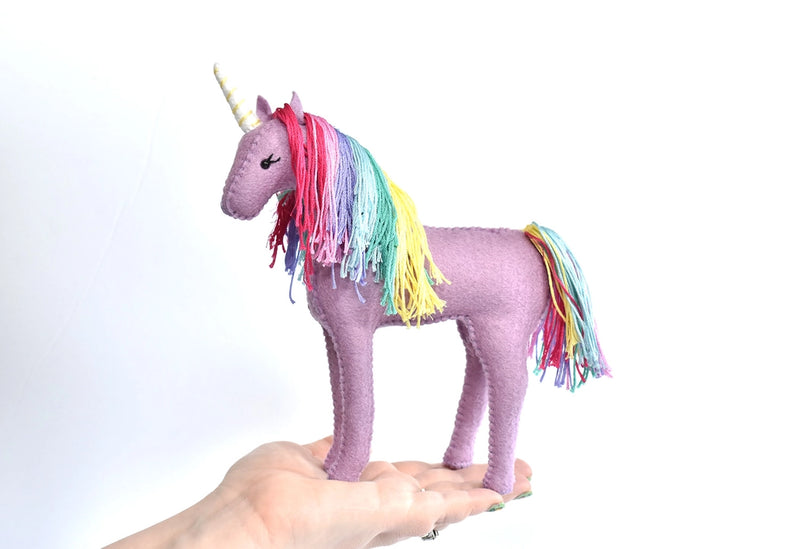 Rainbow Unicorn Felt Sewing Kit