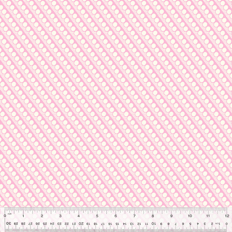 Bonny: Diagonal Dots in Light Pink