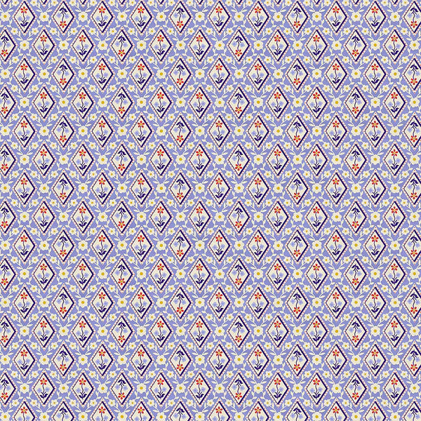 Petite Petals: Diamonds in Light Blue