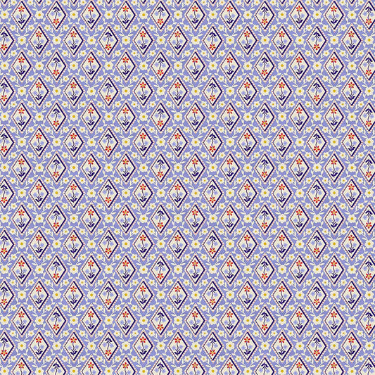 Petite Petals: Diamonds in Light Blue