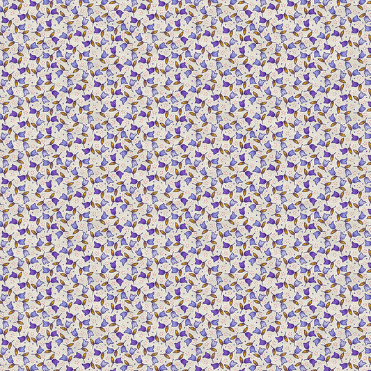 Petite Petals: Ditsy Tulip in Blue