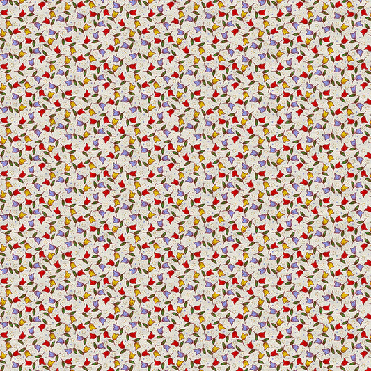 Petite Petals: Ditsy Tulip in Multi