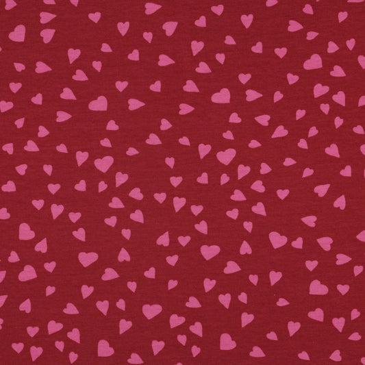 French Terry in Hearts