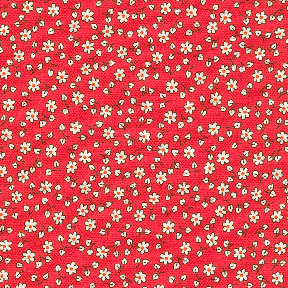Fabric Market: Doodle Flowers in Camellia