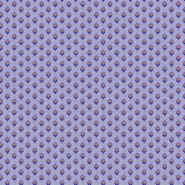 Petite Petals: Dots and Daisies in Blue