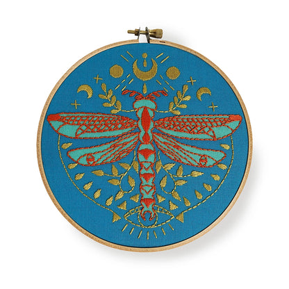 Embroidery Kit: Mystic Dragonfly