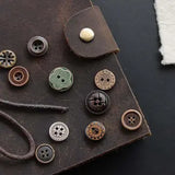 Vintage Style Buttons (12-15mm), Pack of 10 - Multiple Varieties