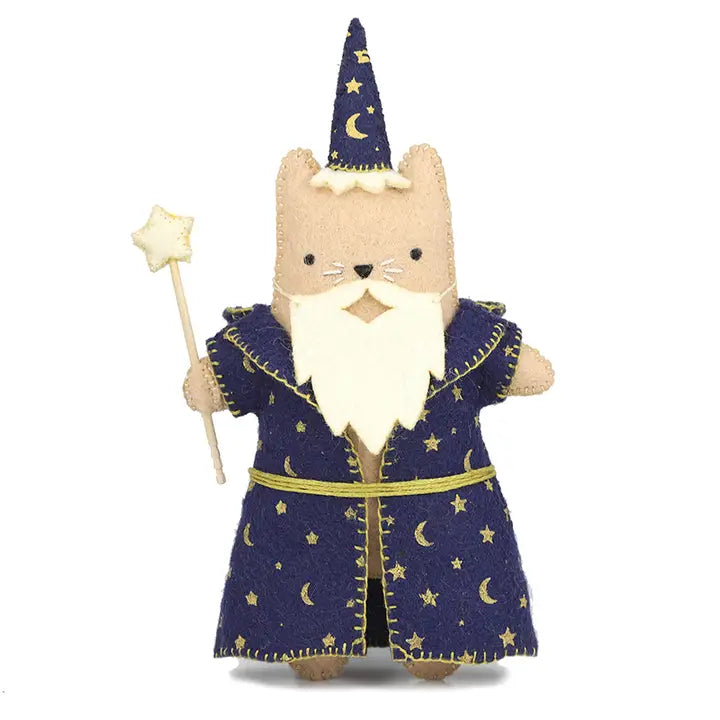 Halloween Cat Felt Doll Kit - Multiple Varieties to Choose From!