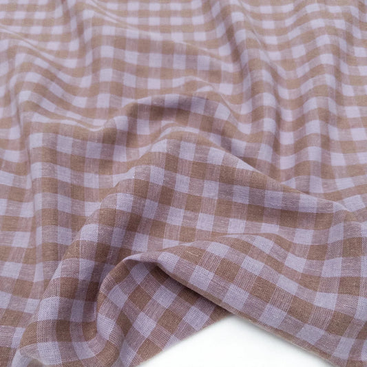Eden Check: Lilac Cocoa