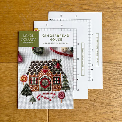 Love Poppet - Gingerbread House Cross Stitch Kit