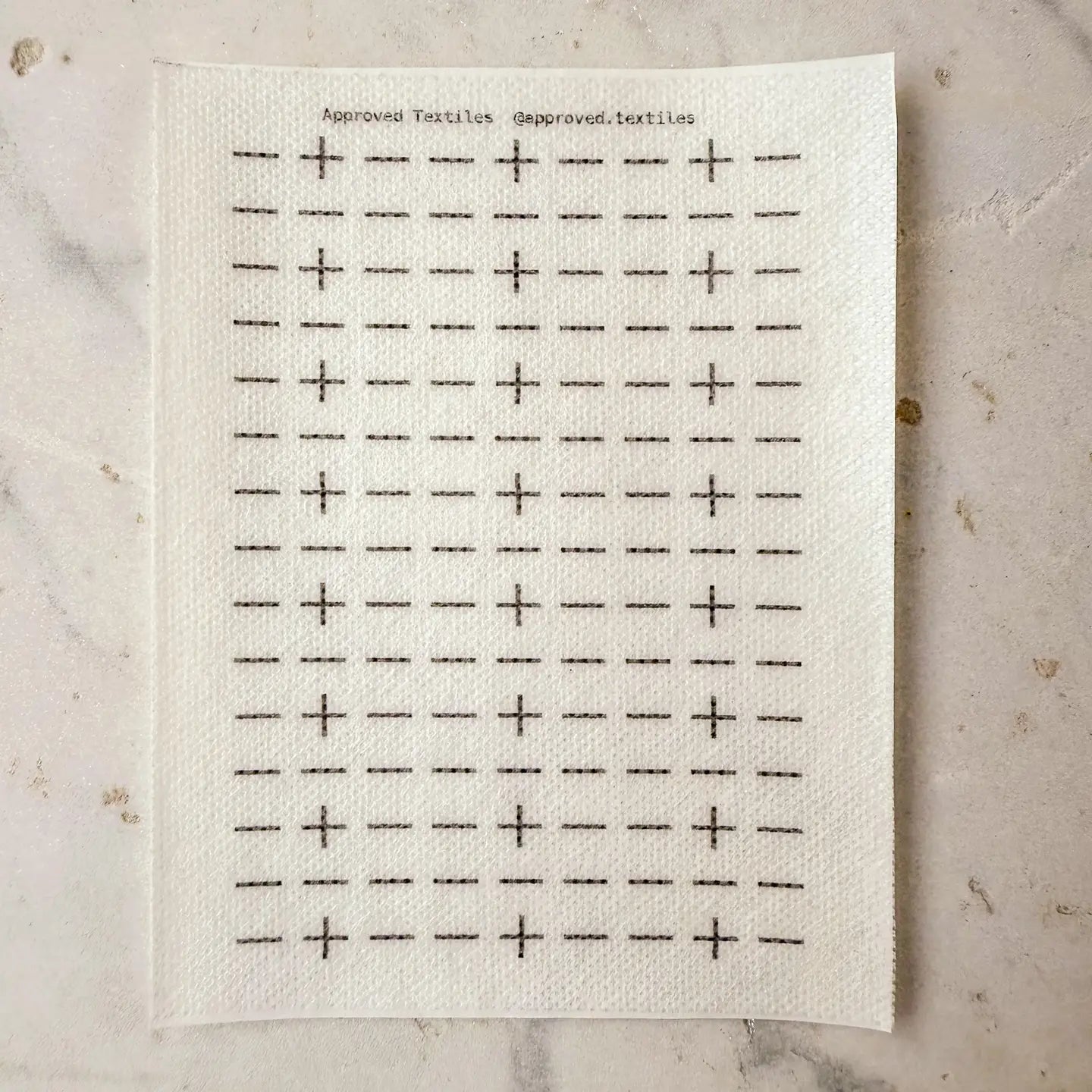 Mending + Embellishment Transfer: Agnes Martin
