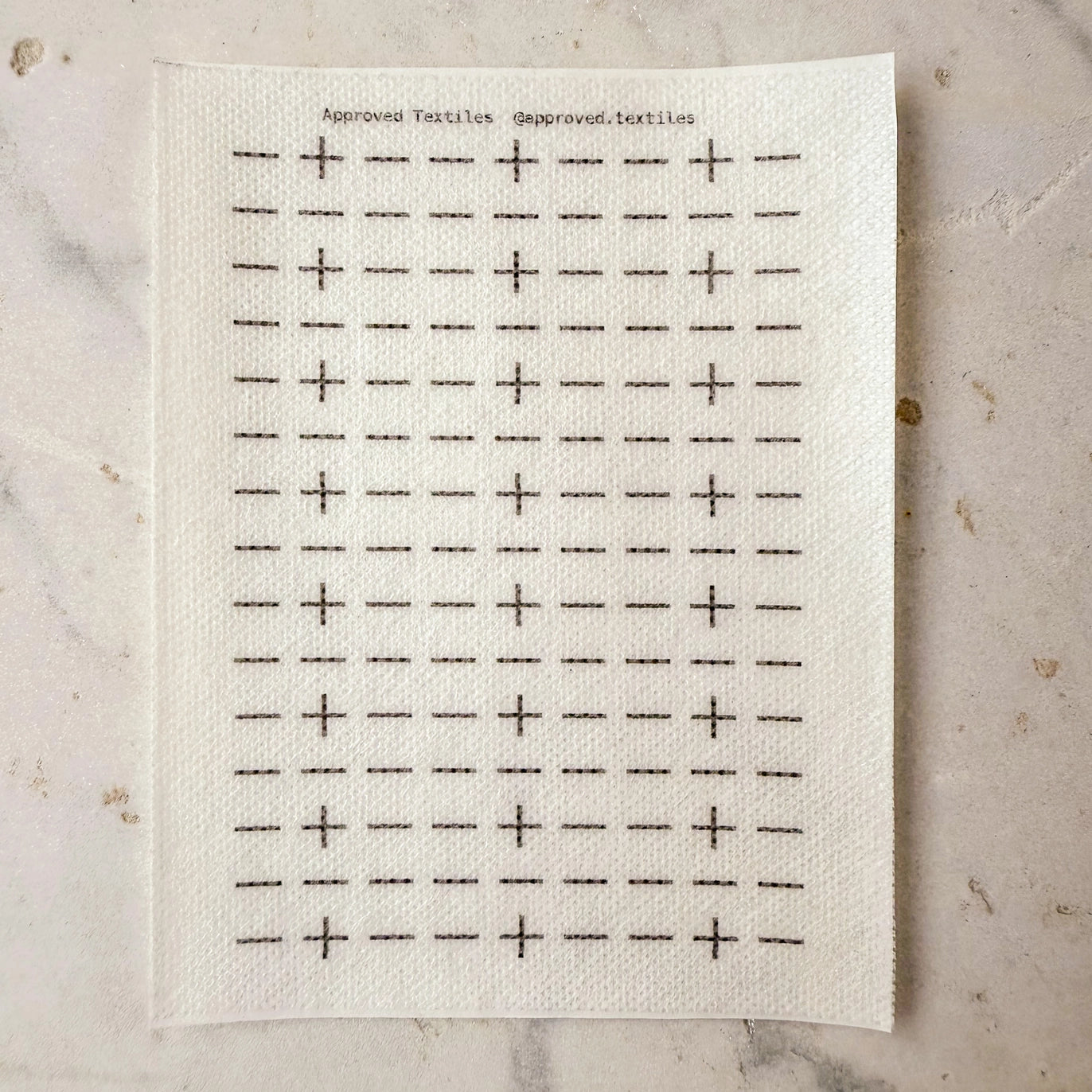 Mending + Embellishment Transfer: Agnes Martin