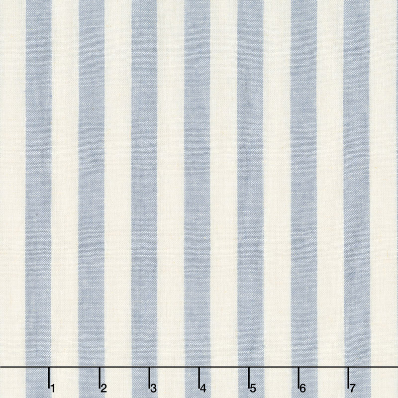 Essex Yarn Dyed Classic Wovens: Chambray Thick Stripe