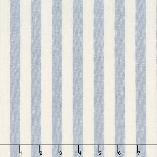 Essex Yarn Dyed Classic Wovens: Chambray Thick Stripe