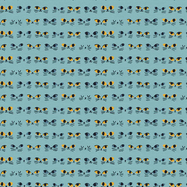 Cat's Meow: Eyes in Teal