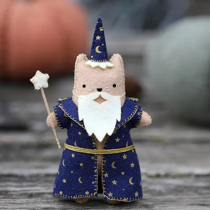 Halloween Cat Felt Doll Kit - Multiple Varieties to Choose From!