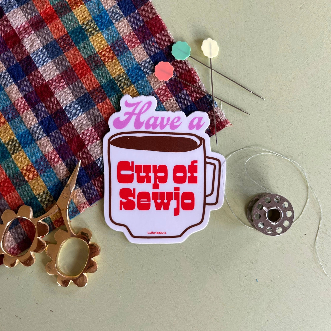Cotton and Ochre Stickers
