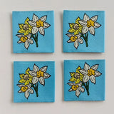 Intensely Distracted - March Daffodils Woven Luxe Labels