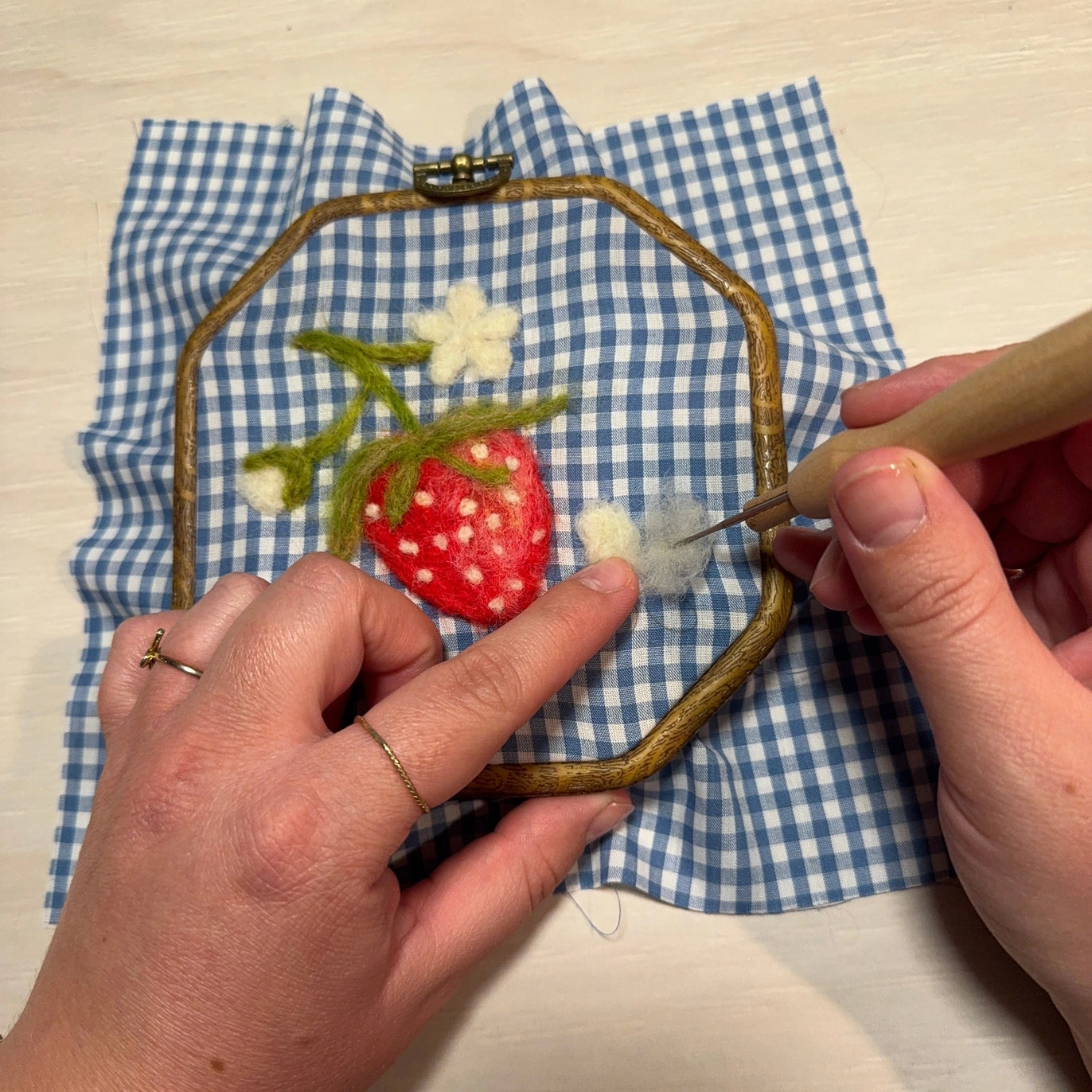 Plum Diddle - Berry Sweet Painting With Wool Kit