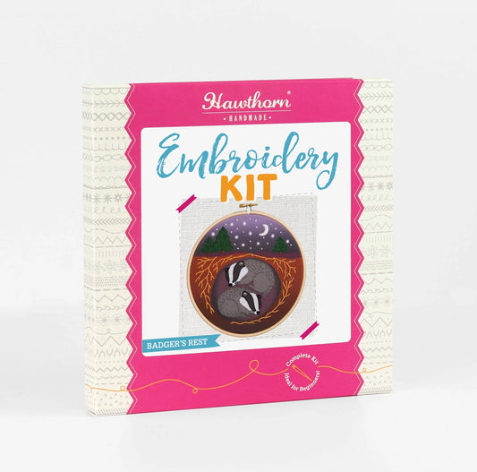 Badger's Rest Embroidery Kit