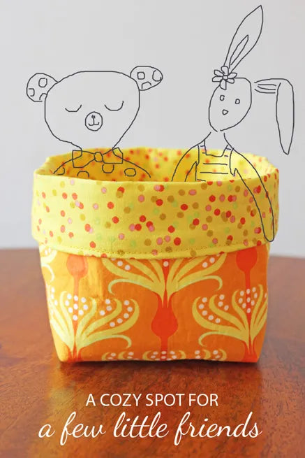 Fabric Buckets Pattern by Tamara Kate Design