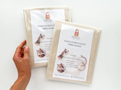 Embroidery Fabric Fat Quarter Bundle