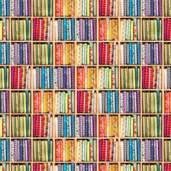 The Secret Life of Squirrels IV: Fabric Shelves in Multi-Color