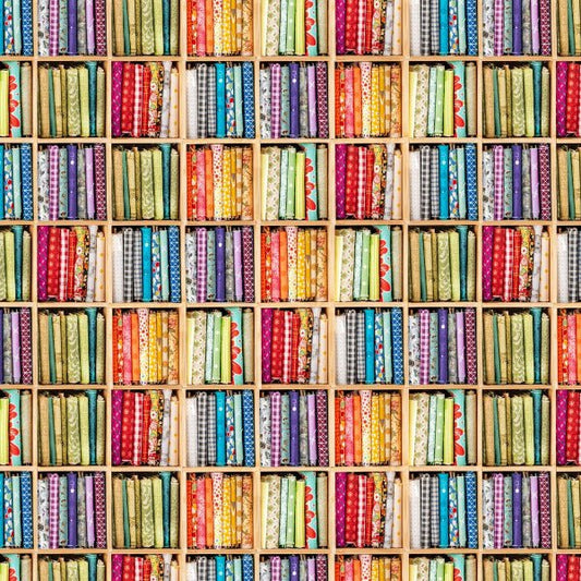 The Secret Life of Squirrels IV: Fabric Shelves in Multi-Color