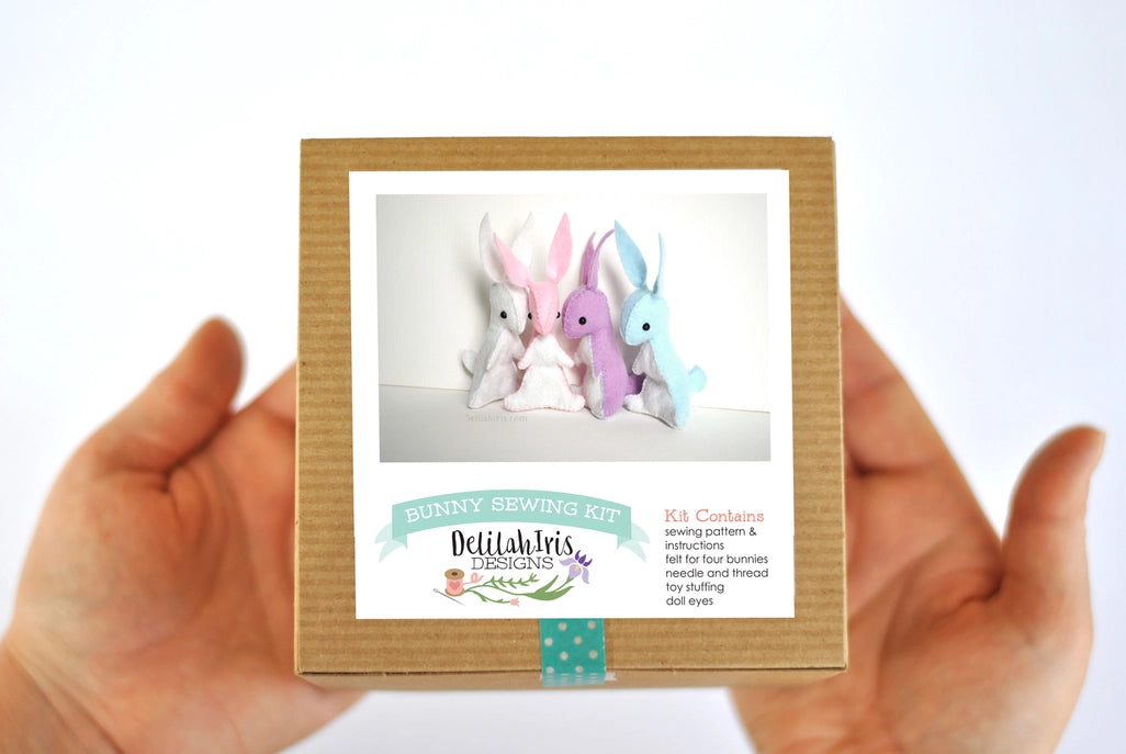 Felt Bunnies Sewing Kit