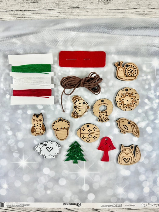 Katrinkles 12 Days of Stitchable Ornaments Kit