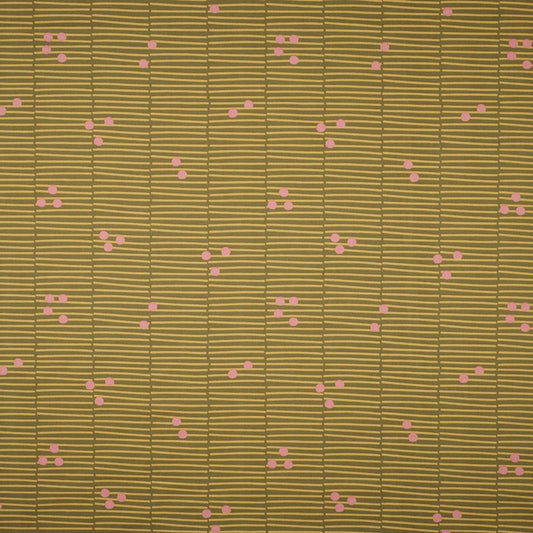 Fine Poplin in Broken Stripe