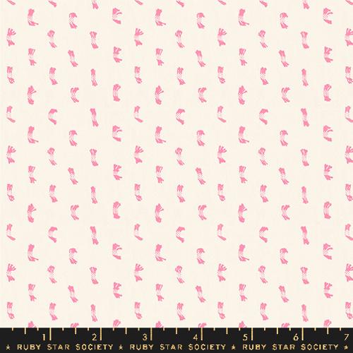 Warp and Weft Ooh Lucky Lucky: Flicker in Natural Pink