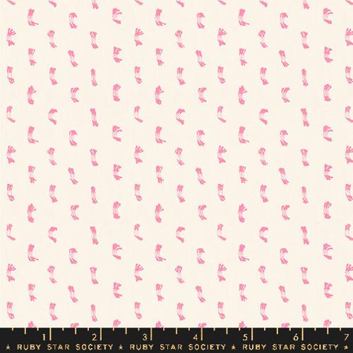 Warp and Weft Ooh Lucky Lucky: Flicker in Natural Pink