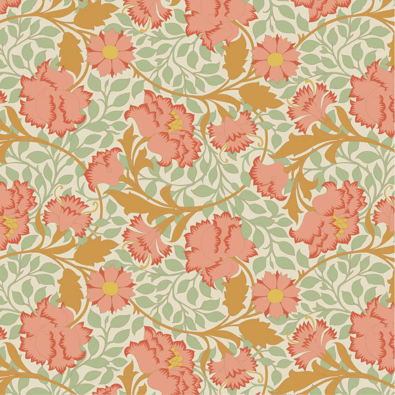 Songbird: Floral in Coral