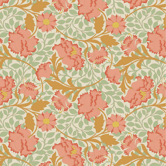 Songbird: Floral in Coral